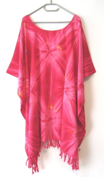 KAFTAN GROSSE GRÖSSE PINK TÖNE FLASH