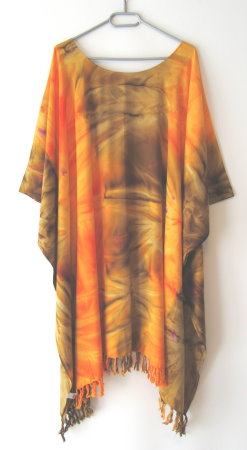 KAFTAN XXL ORANGE BRAUN