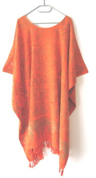 KAFTAN GROSSE GRÖSSE ROT GRAU