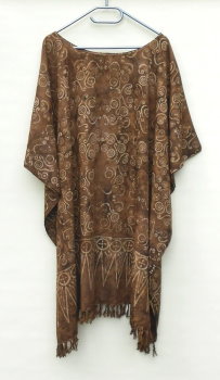 KAFTAN GROSSE GRÖSSE BRAUN MOKKA