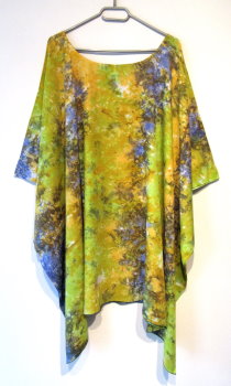 Tunika Bluse XXL BLAU GRÜN